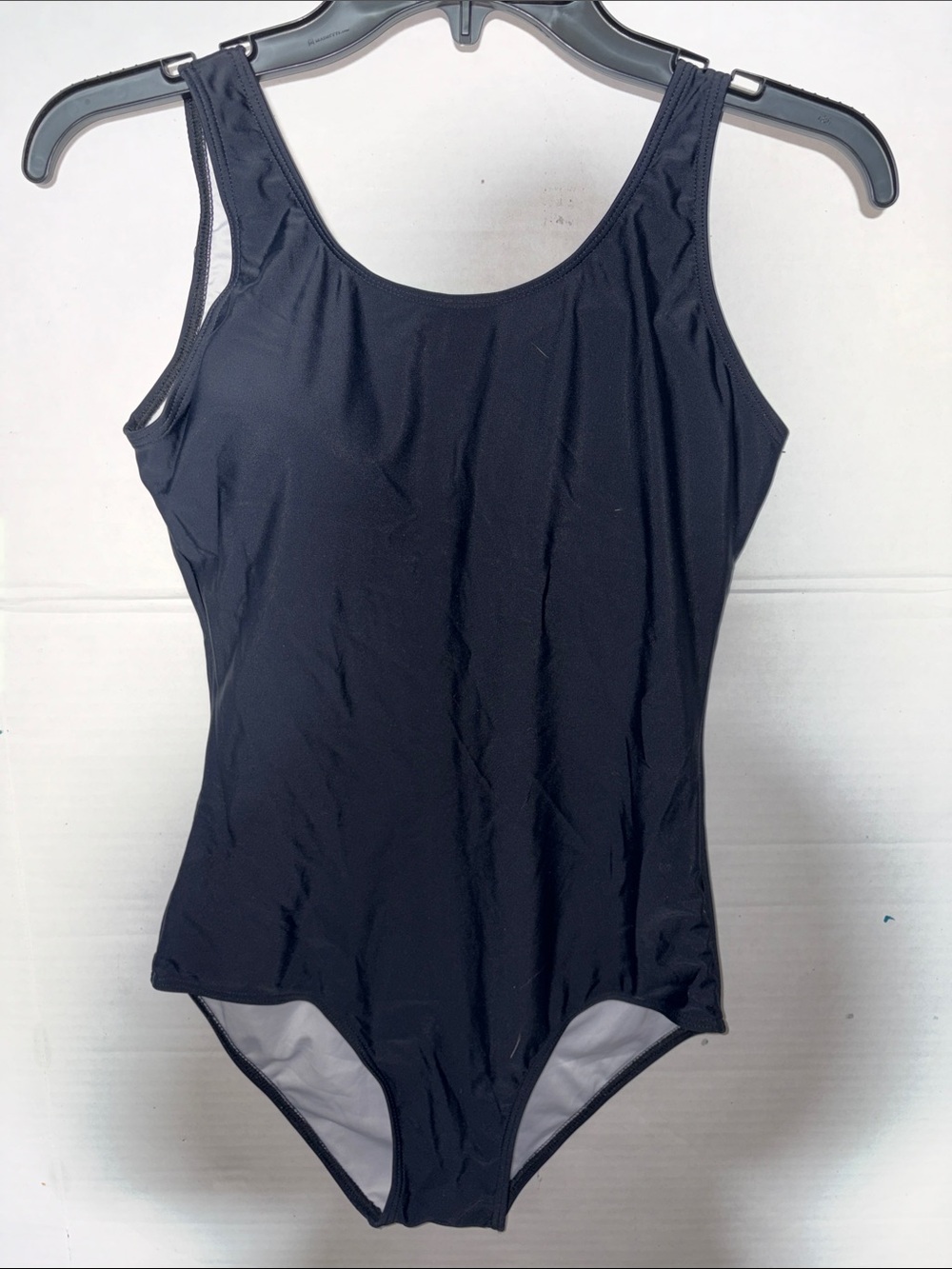 American Threads Black One-Piece Swimsuit